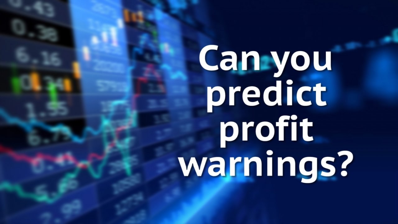 Can you predict profit warnings?