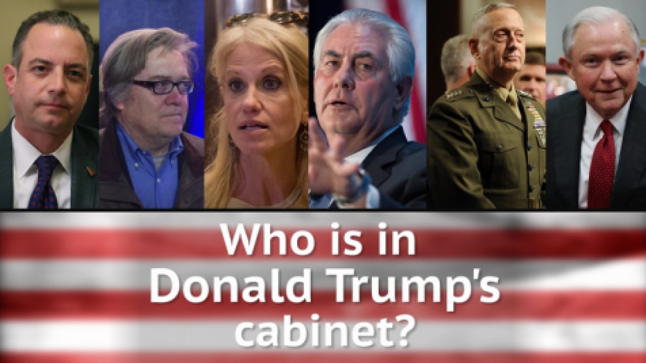 Who is in Donald Trump's cabinet?