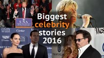 Biggest celebrity stories of 2016: Brangelina split, Donald Trump wins US election