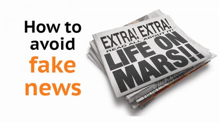 Four top tips for avoiding fake news