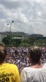 Thousands Sing Venezuelan National Anthem in Caracas Streets