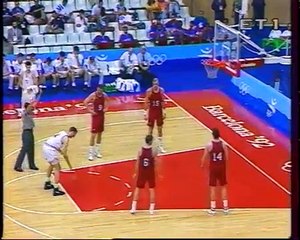 1992 Olympic games basketball semi final Russia-Croatia part 1/2