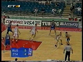 1998 FIBA World Championship second round Russia-Italy(highlights)