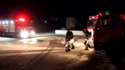 Gaziantep'te Iplik Fabrikasında Yangın