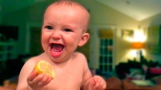 Funny Babies Eating Lemons for First Time ★ Reaction of babies to lemon