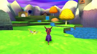 Spyro 3- Year of the Dragon-Gameplay  (PS1)