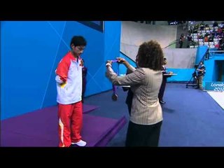 Swimming - Men's 50m Butterfly - S7 Victory Ceremony - London 2012Paralympic Games