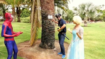 örümcek adam ve elsa top oynarken Joker Gelir ve Topunu.. ( çizgi film tadında )