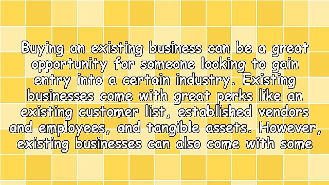 What to Do Before Buying a Business