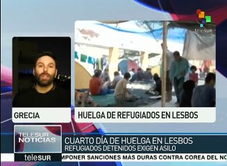 Grecia: cumple 4 días huelga de hambre de refugiados que piden asilo