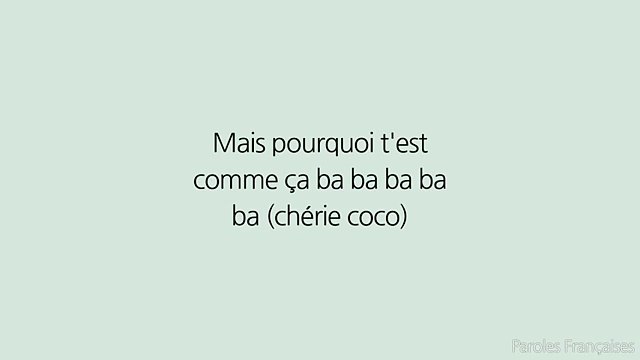 BMYE - Pourquoi Chérie ft. Naza, KeBlack, Youssoupha, Hiro, Jaymax & DJ Myst (Paroles⁄Lyrics)