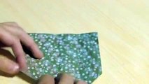 Origami. The art of folding paper. chopsticks case of crane.-k0pfqUPH1AU