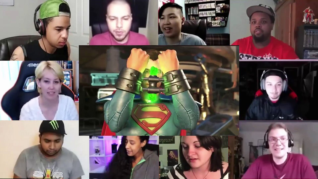 Injustice 2 Brainiac GAME PLAY Trailer REACTION MASHUP