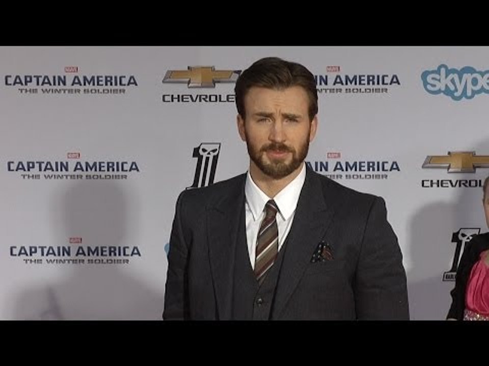 Chris Evans STEVE ROGERS "Captain America: The Winter Soldier" World Premiere