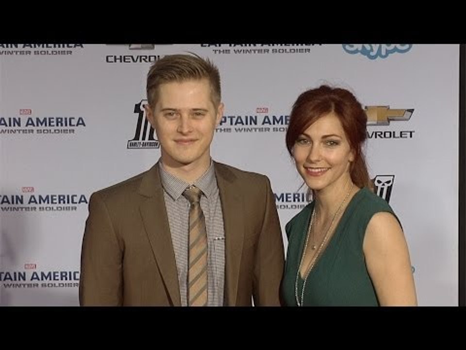 Lucas Grabeel and Emily Morris "Captain America: The Winter Soldier" World Premiere