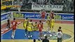 1993 greek playoffs quarter finals game 3 olympiakos-aris(highlights)