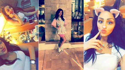 شاهد زين وهيا كرزون في المطعم بدبي وهيا بستايل مغري