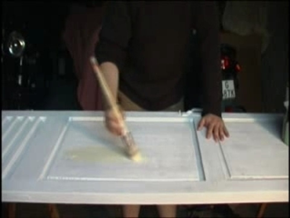 Peinture d'une surface bois