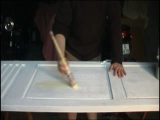 Peinture d'une surface bois