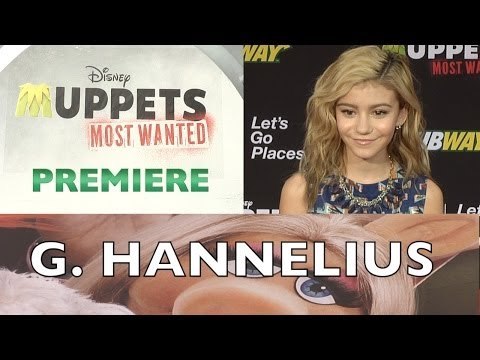 G. Hannelius Muppets Most Wanted World Premiere ARRIVALS