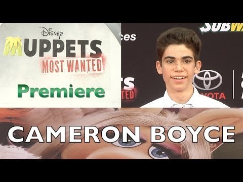 Cameron Boyce Muppets Most Wanted World Premiere ARRIVALS
