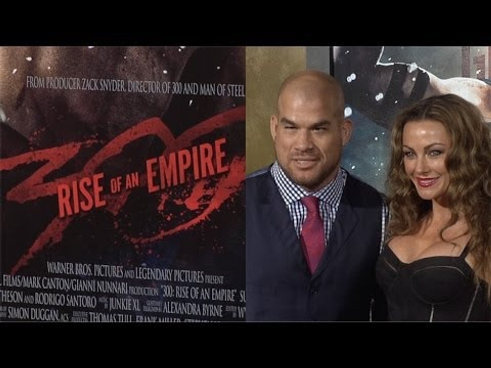 Tito Ortiz and Amber Nichole Miller "300: Rise of an Empire" Los Angeles Premiere