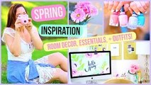 Spring Inspiration! DIY Room Decor, Essentials, + Outfits!