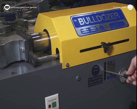 Electrically Driven Hydraulically Operated Steel Bender