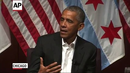 Obama Makes 1st Post-Presidency Appearance