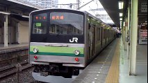 205系横クラH17編成:横浜線51K東神奈川駅2番線発車