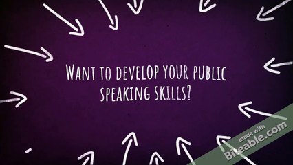 Develop Public Speaking Skills