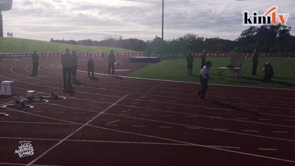 101-year-old snags gold medal at World Masters Games 100m dash