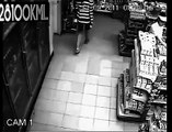 Man possessed by ghost on CCTV (MUST SEE)