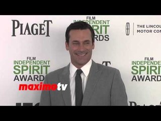 Jon Hamm 2014 Spirit Awards ARRIVALS