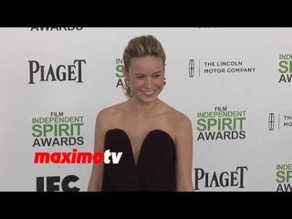 Brie Larson In Maison Martin 2014 Spirit Awards ARRIVALS