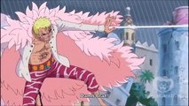 Luffy vs Doflamingo GEAR 4 Fourth LEO BAZOOKA - One Piece 728 [HD] 1080p