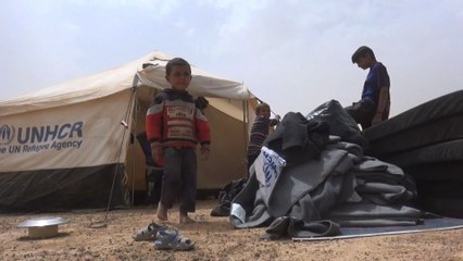 Conditions "tragiques" pour des Syriens ayant fui l'EI à Raqa