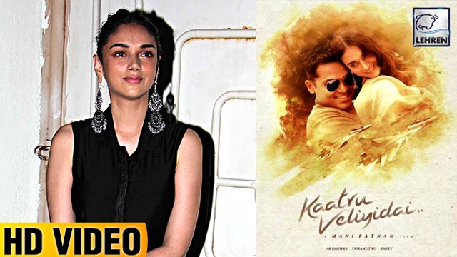 Cute Aditi Rao Hydari Host Screening Of Tamil Movie 'Kaatru Veliyidai'