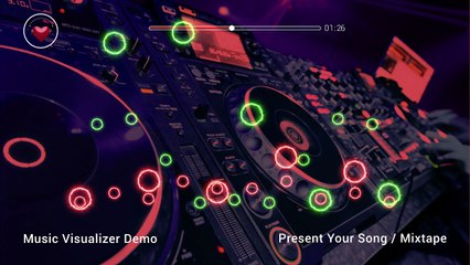 Music Visualizer Royalty Free - Style Light #09