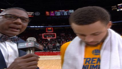 Stephen Curry Post Game Interview - PAL