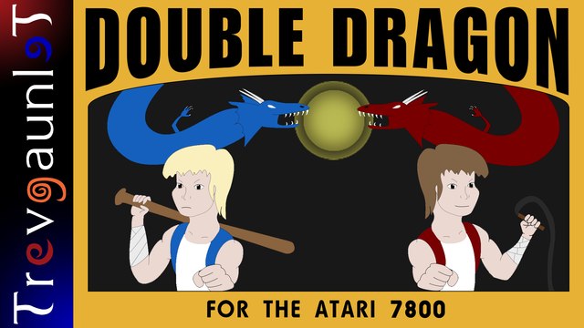 Double Dragon for Atari 7800 | First Video Game Review of 2017