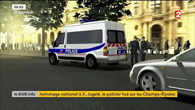 Attentat sur les Champs-Elysées: Hommage national rendu au policier tué
