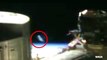 Bizarre transparent 'alien cylinder' spotted on live NASA feed for International Space