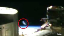 Bizarre transparent 'alien cylinder' spotted on live NASA feed for International Space