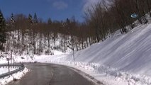 Nisan Ayında Kartepe'de Kar Yağışı Ara Ara Devam Ediyor