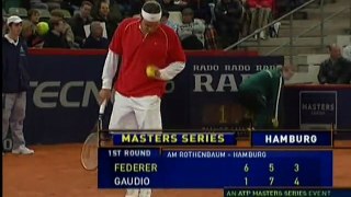 Hamburg 2004 R1 - Federer vs Gaudio (Part 5)
