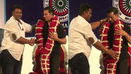 Akshay Kumar Get's Felicitated By Movie Stunt Artist's Association