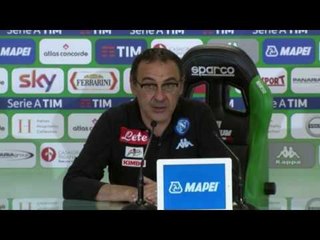 Sassuolo Napoli 2-2 - Di Francesco e Sarri (23.04.17)
