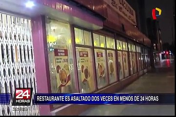 Restaurante es asaltado dos veces en menos de un día