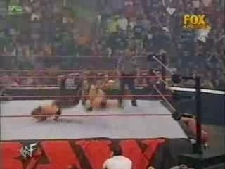 Kurt Angle Vs Chris Jericho Vs The Rock (Xmas Eve 2001)